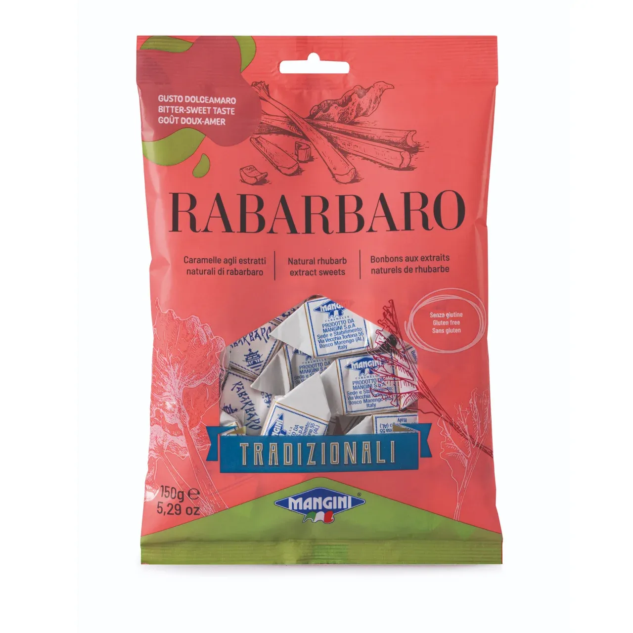 Caramelle Mangini Rabarbaro