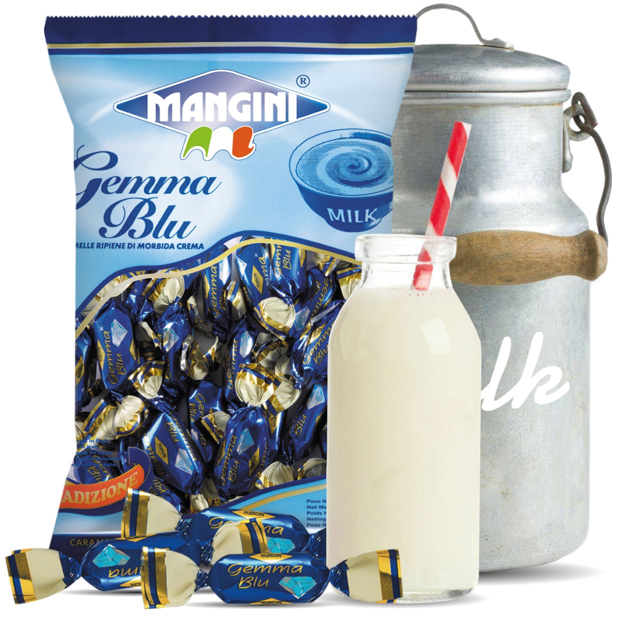 Mangini candies - Blue Gem