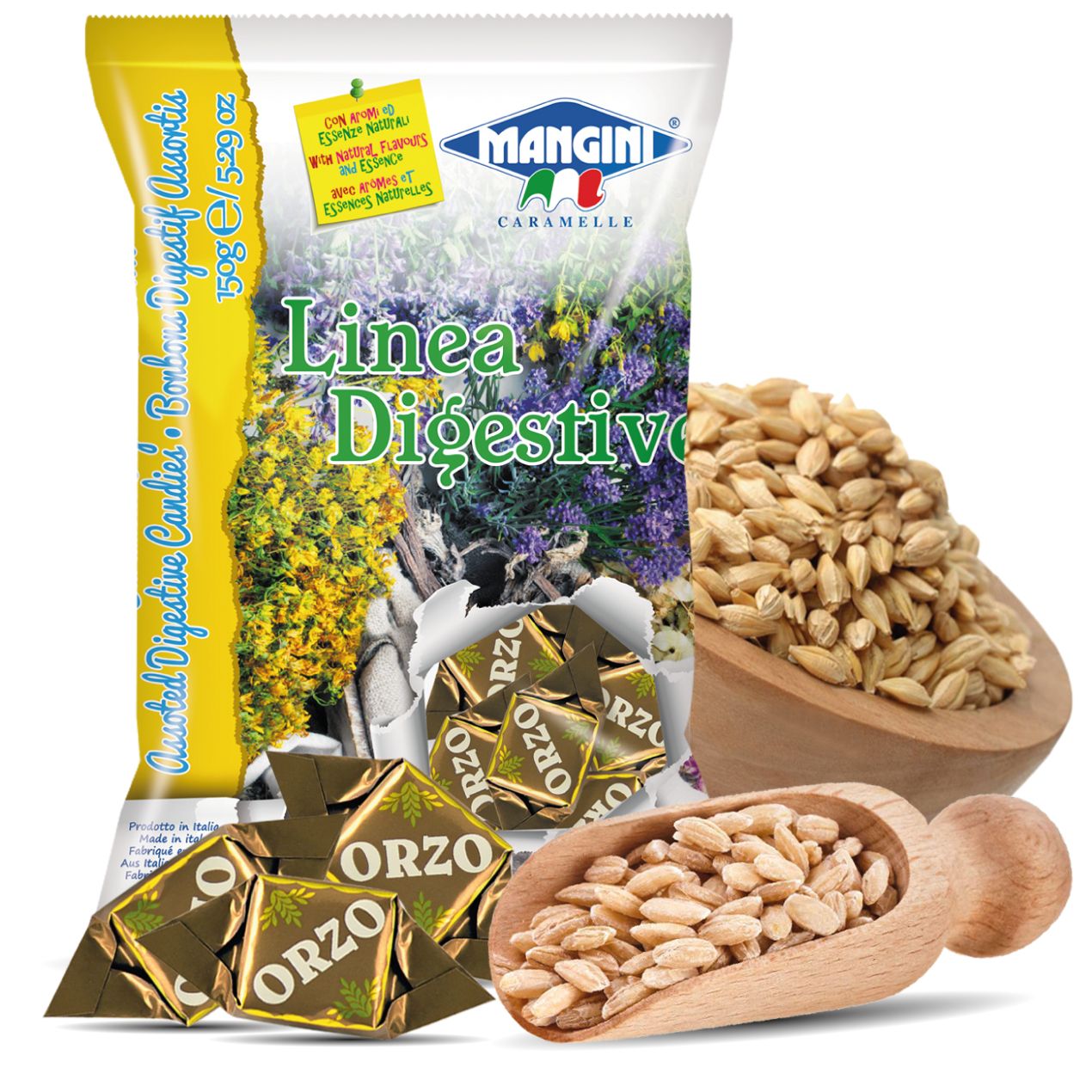 Caramelle Mangini Orzo